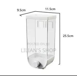 3pcs No Drill Wall Mounted Airtight Food Storage Container