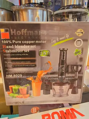 Hoffman 5 In1 Stainless Steel Immersion Hand Mixer Blender