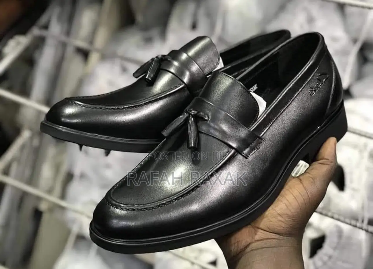 Original Men’S Black Clarks Formal Gentle Leather Loafers