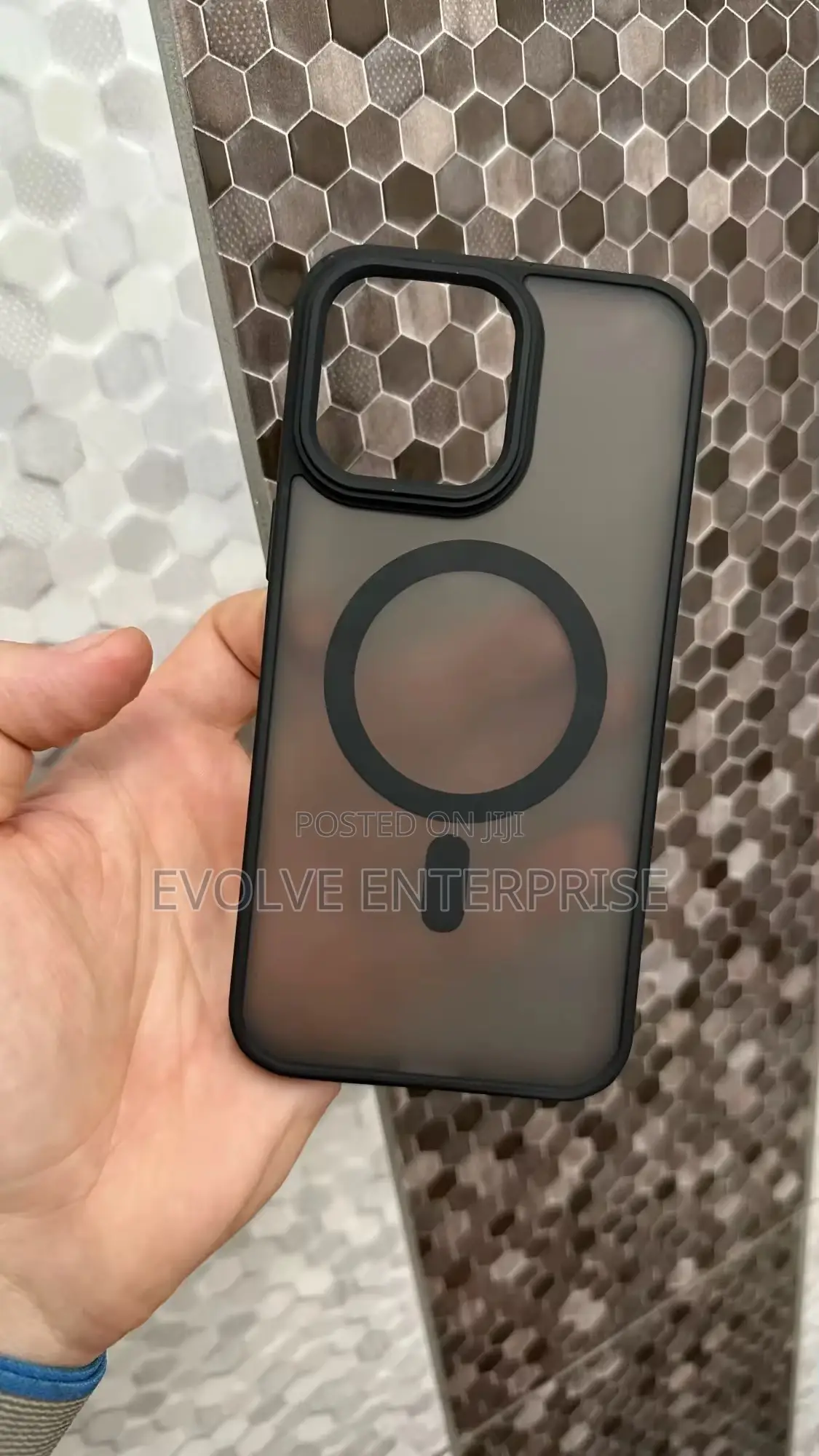 iPhone 14 Pro Translucent Black Cover