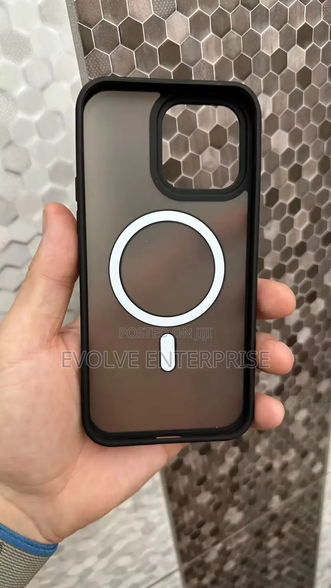 iPhone 14 Pro Translucent Black Cover