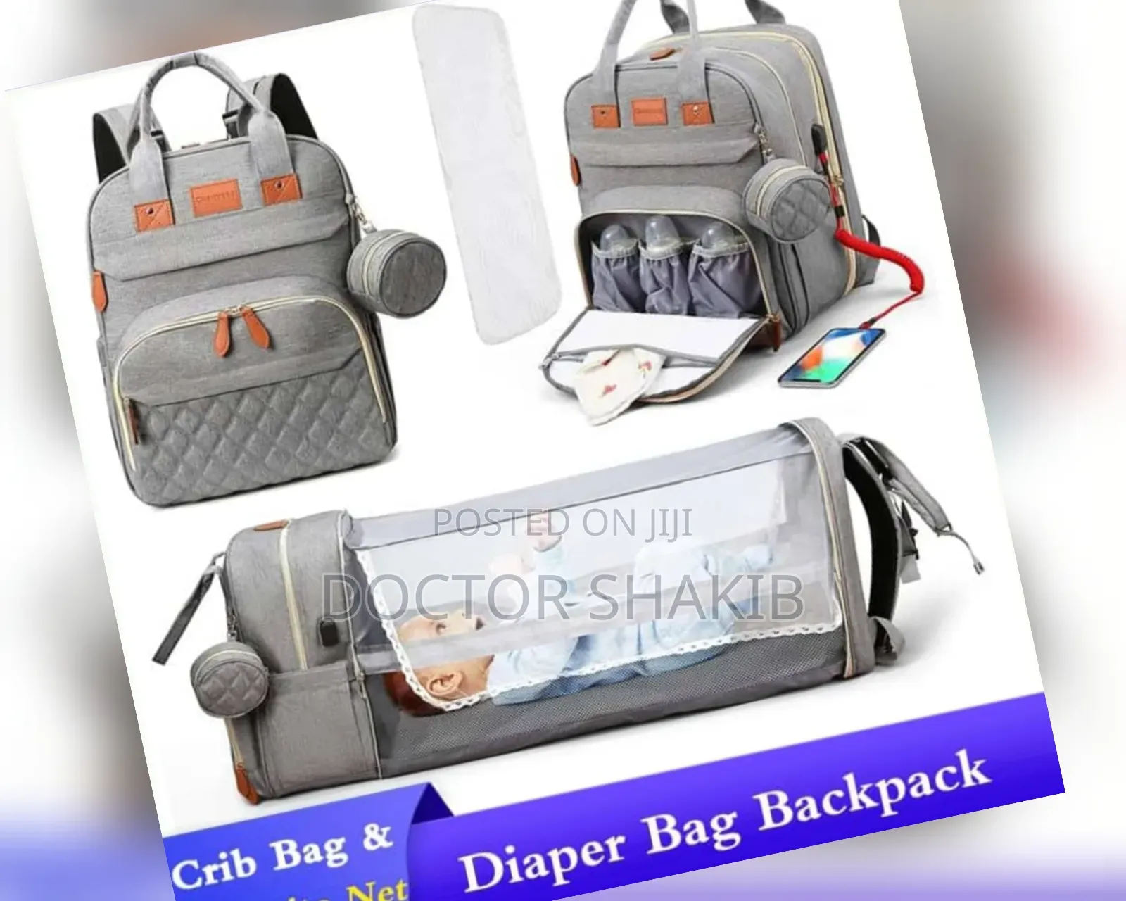 New Multipurpose Quality Premium Diaper Baby Backpack