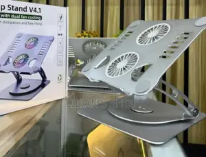 Stable Heavyduty Laptop Stand With Cooling Fan
