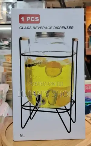 1pc Glass Beverage Despenser