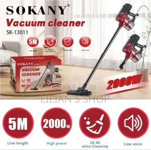 2000W 5m Line Length Low Noise Sokany Vaccum Cleaner
