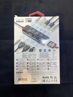 Promate 11-in-1 Multiport USB-C Hub 100W Power Delivery