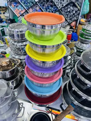 7PC Stainless Serving Dishes With Covers