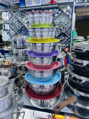 7PC Stainless Serving Dishes With Covers