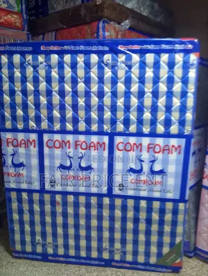 Quilted Density Mattress. 6*6*6inches.( Blue)