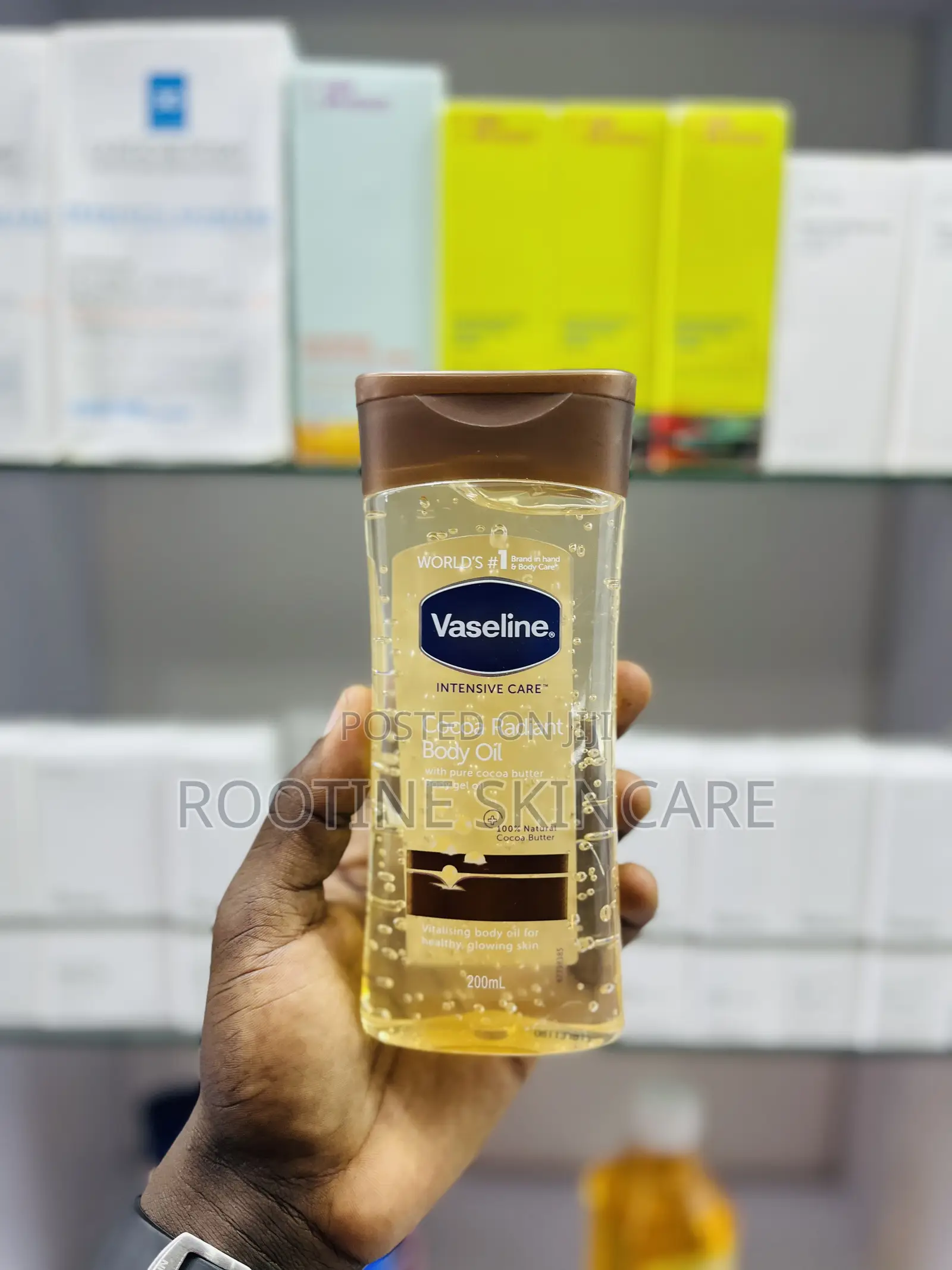 Vaseline Intensive Care Cocoa Radiant Skin Glow Body Oil