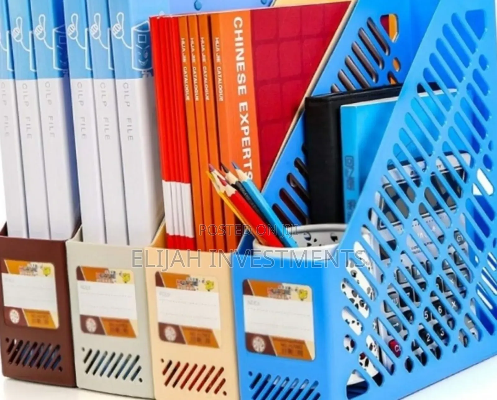 Plastic Office Magazine Rack