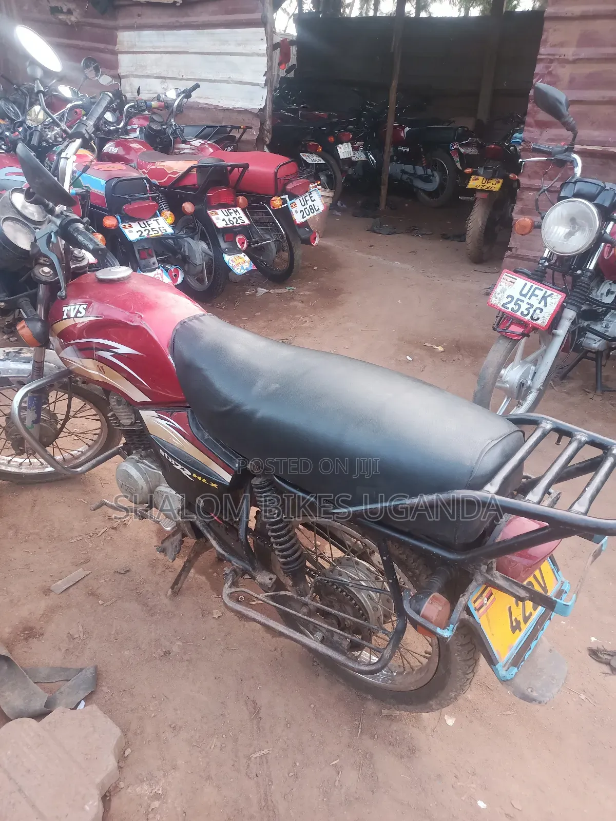 TVS XL 100 2017 Red