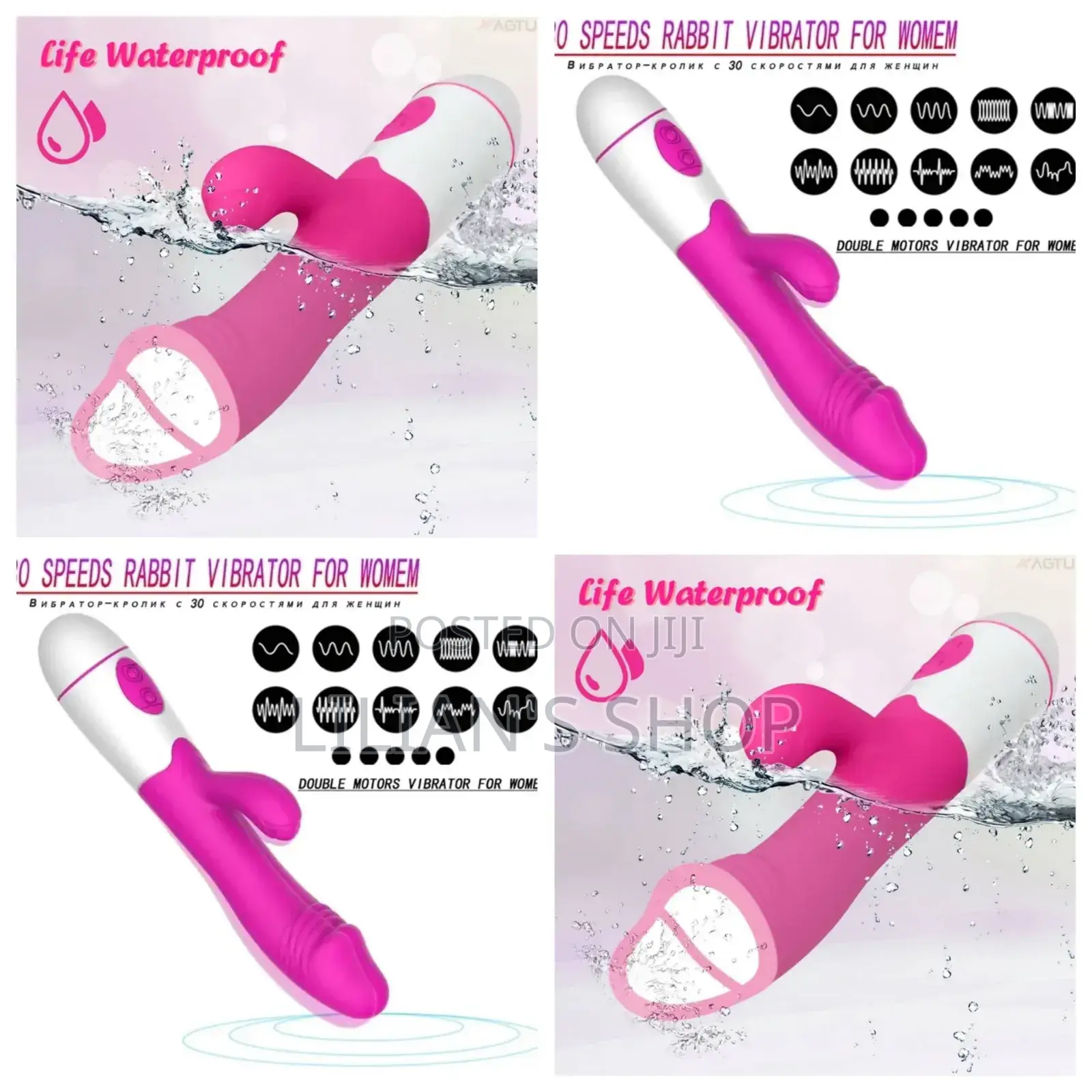 30 Speed Rabbit Sex Vibrator for Women