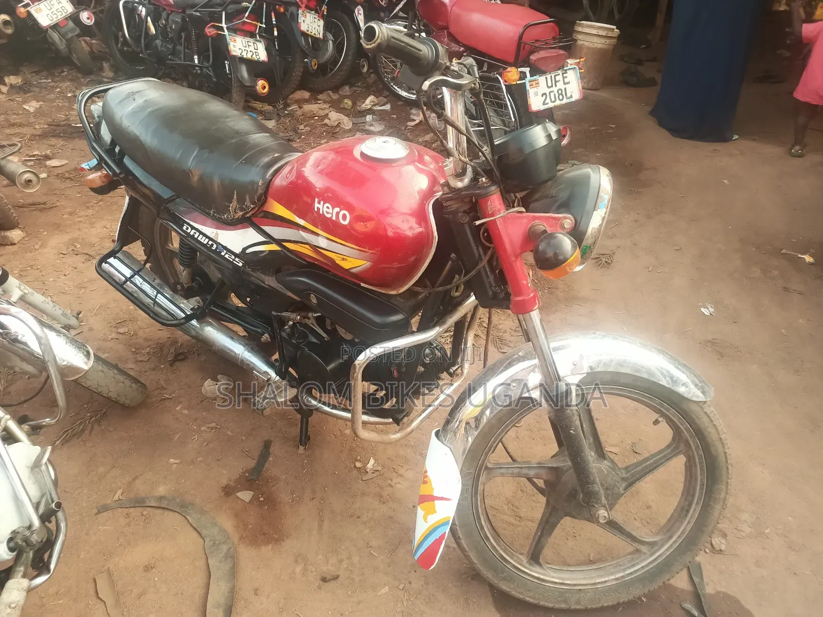Hero Dawn 125 2019 Red