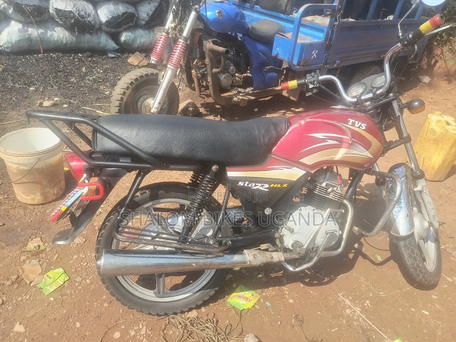 TVS XL 100 2017 Red