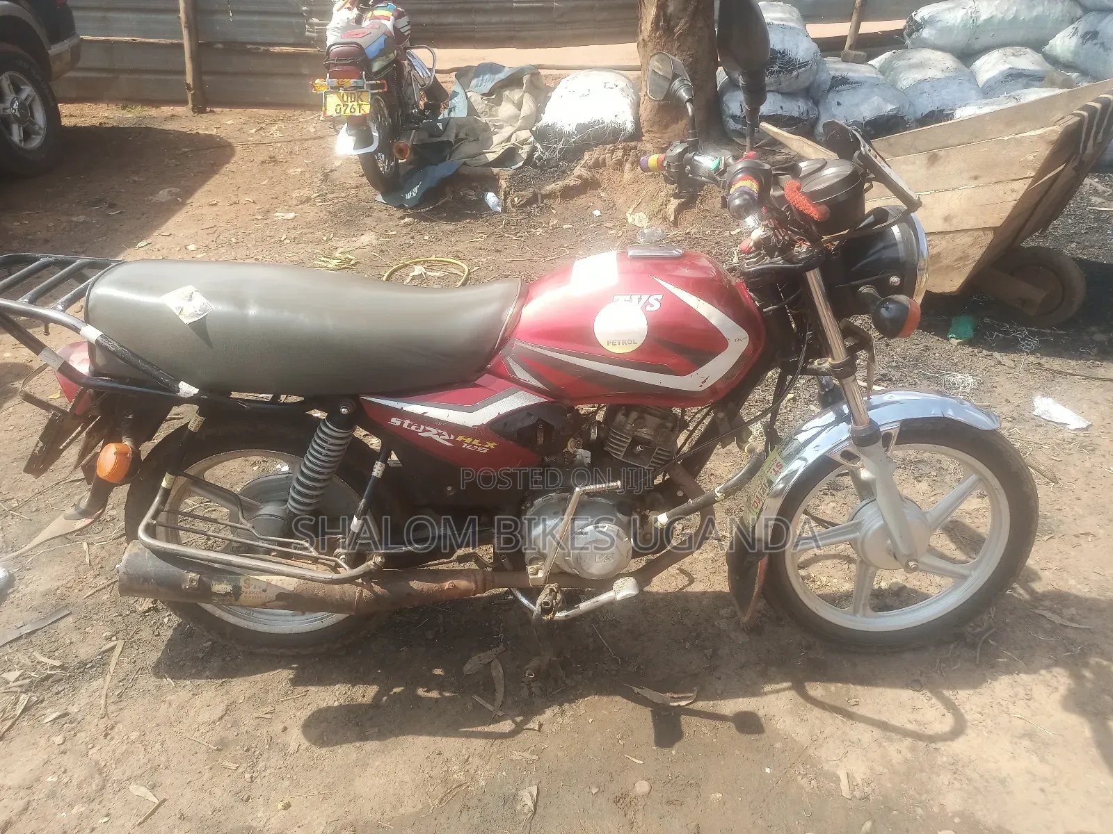 TVS HLX 125 2017 Red