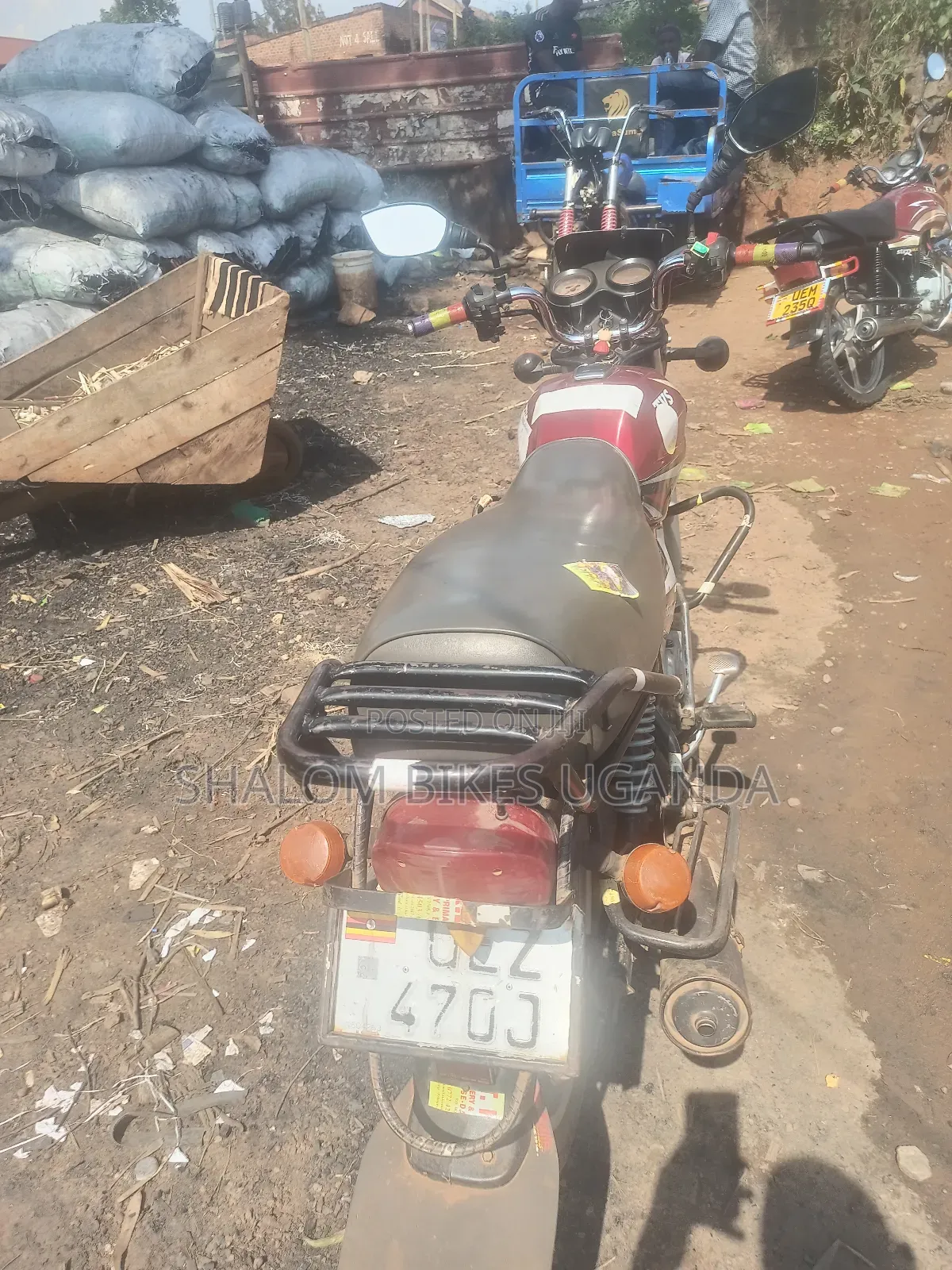 TVS HLX 125 2017 Red
