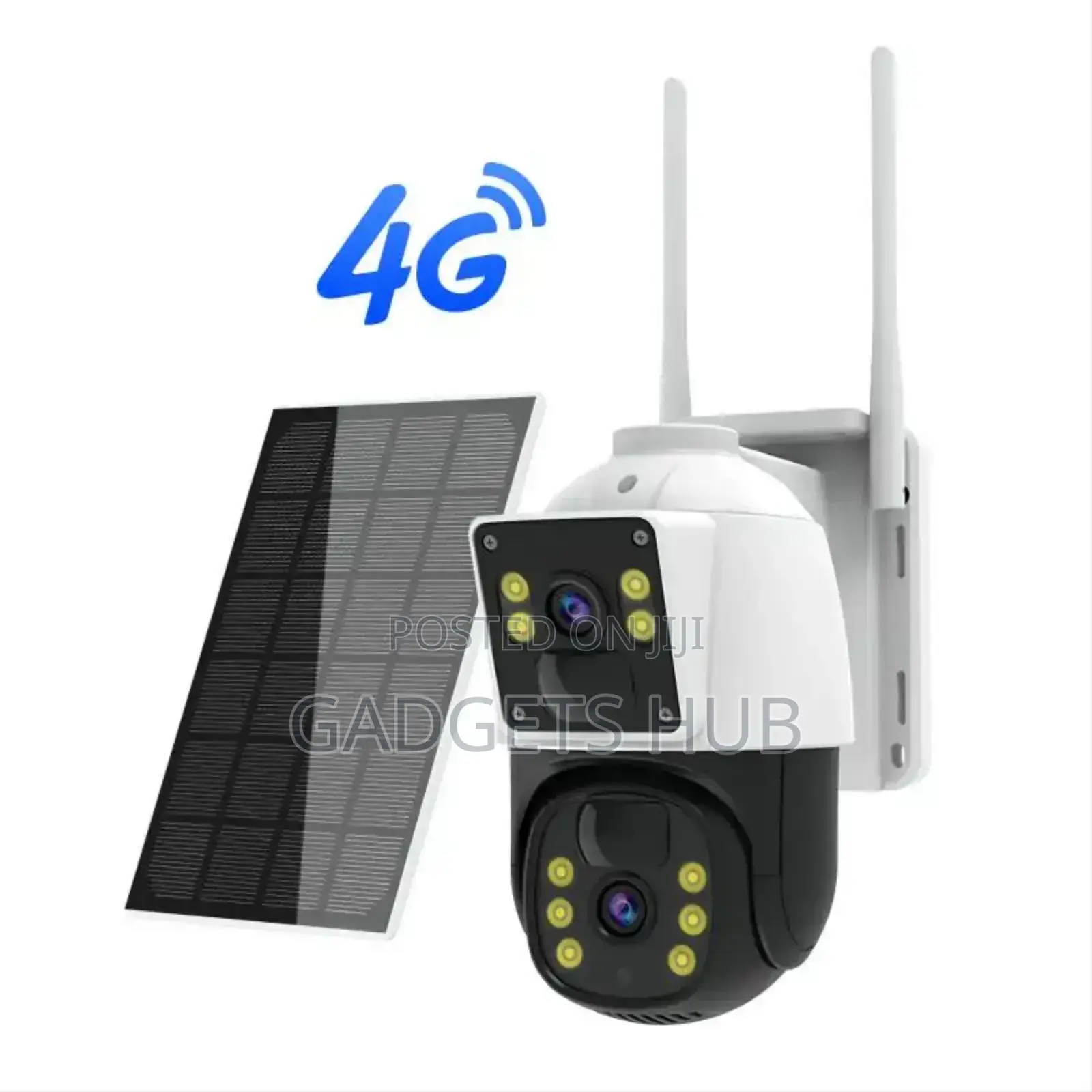 Ip66 Waterproof 4g Solar PTZ Dual Lens Camera With Solar