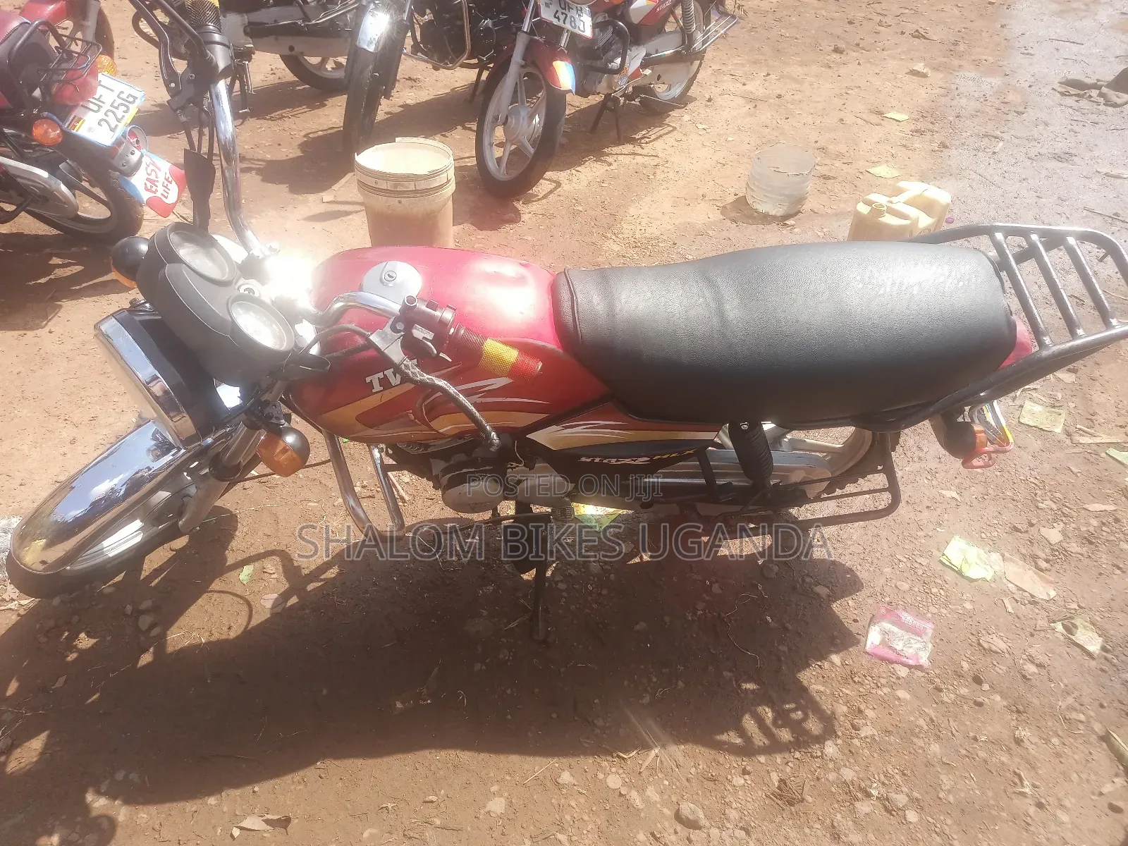 TVS XL 100 2016 Red