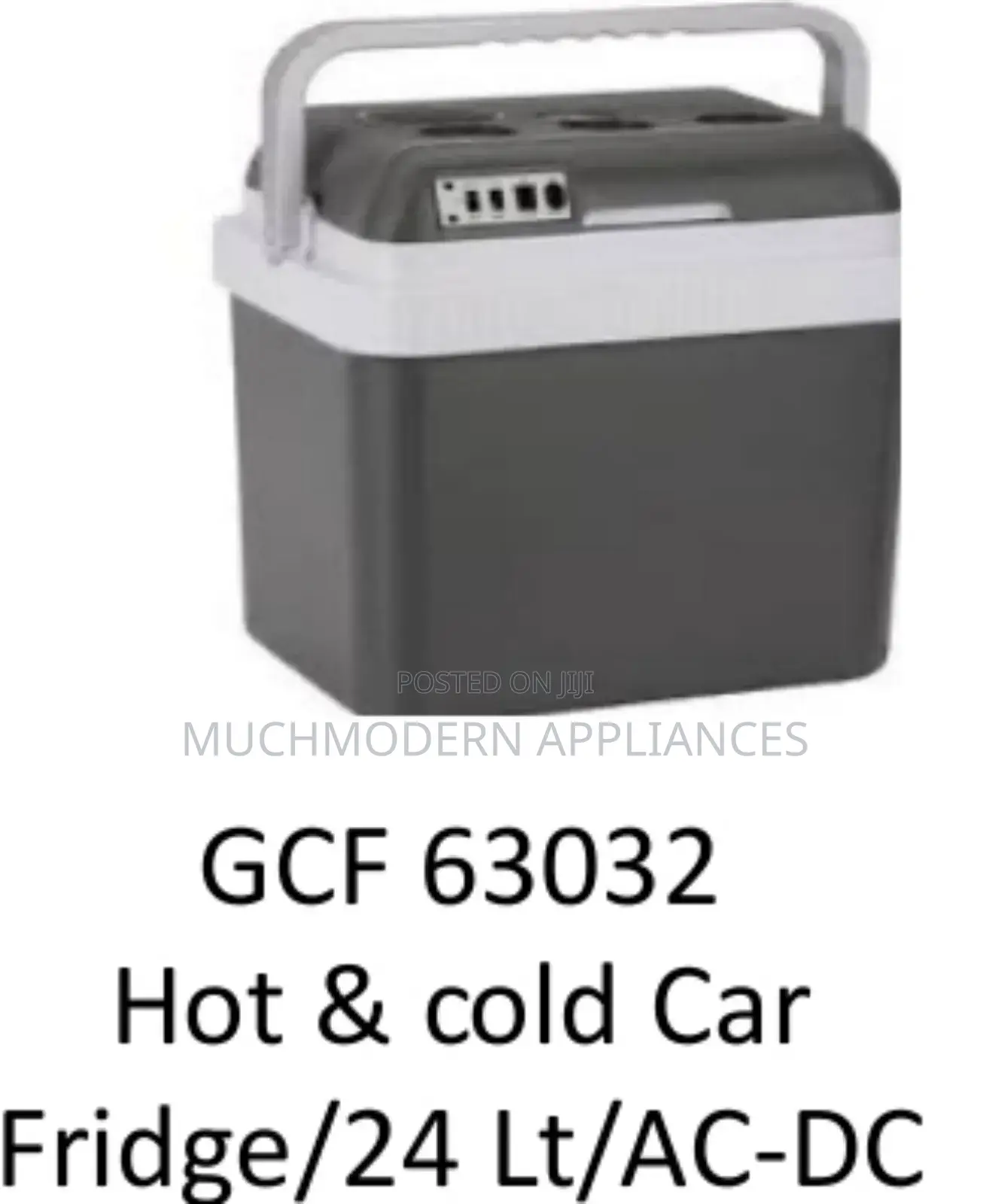 GCF 63032 
Hot Cold Car 
Fridge/24 Litres/Ac-Dc