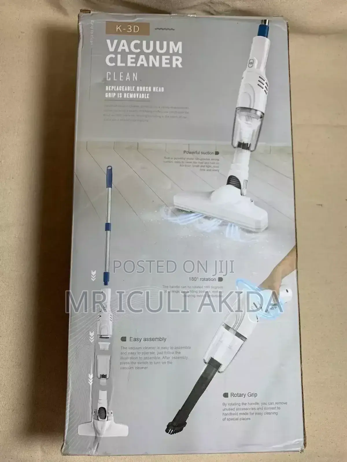 5stag Filtration Rotating Cordles Detachable Vacuum Cleaner