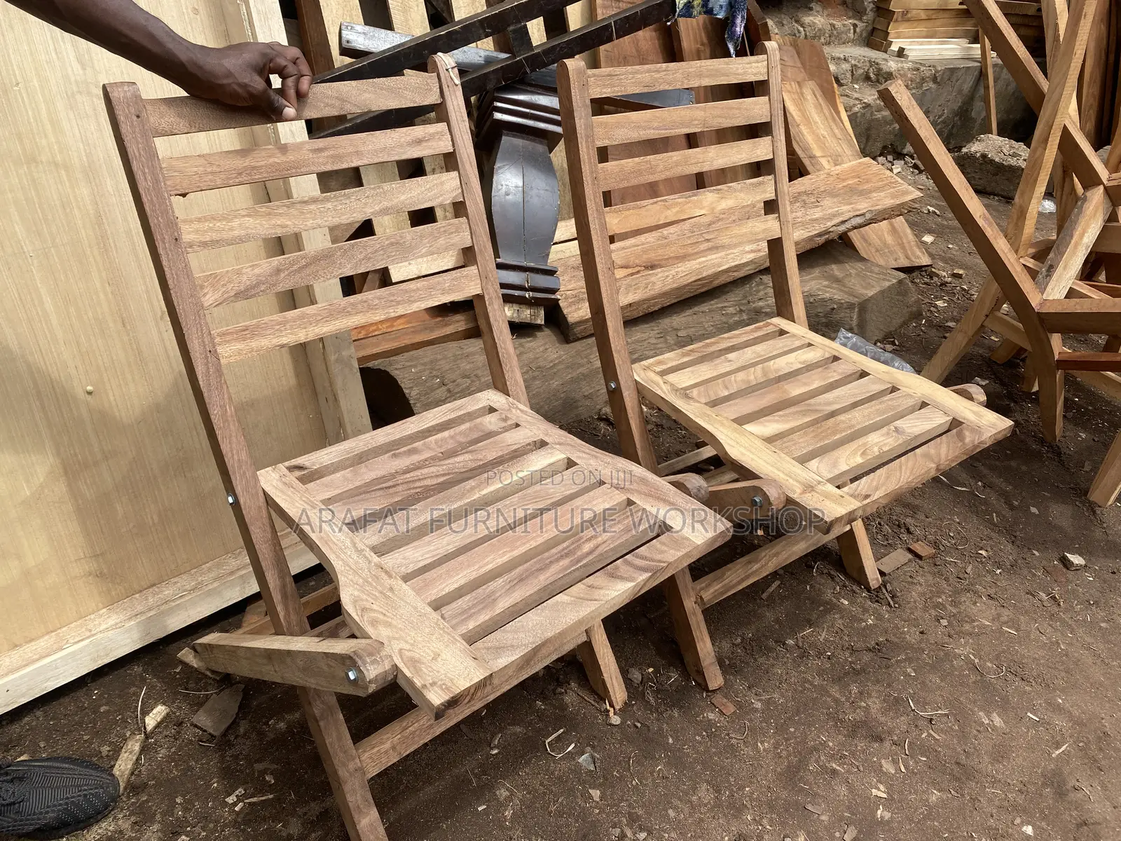 Foldable Balcony Mugavu Chair/ Safari Camping Chair