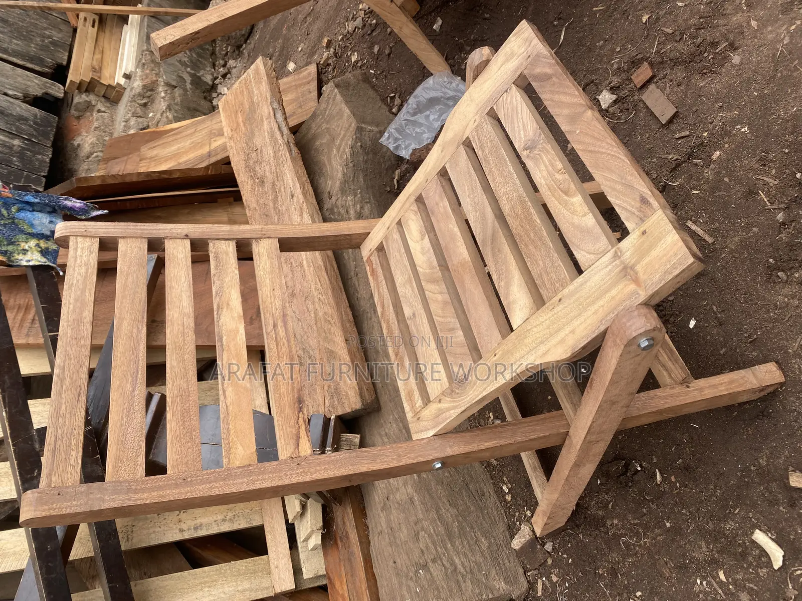 Foldable Balcony Mugavu Chair/ Safari Camping Chair