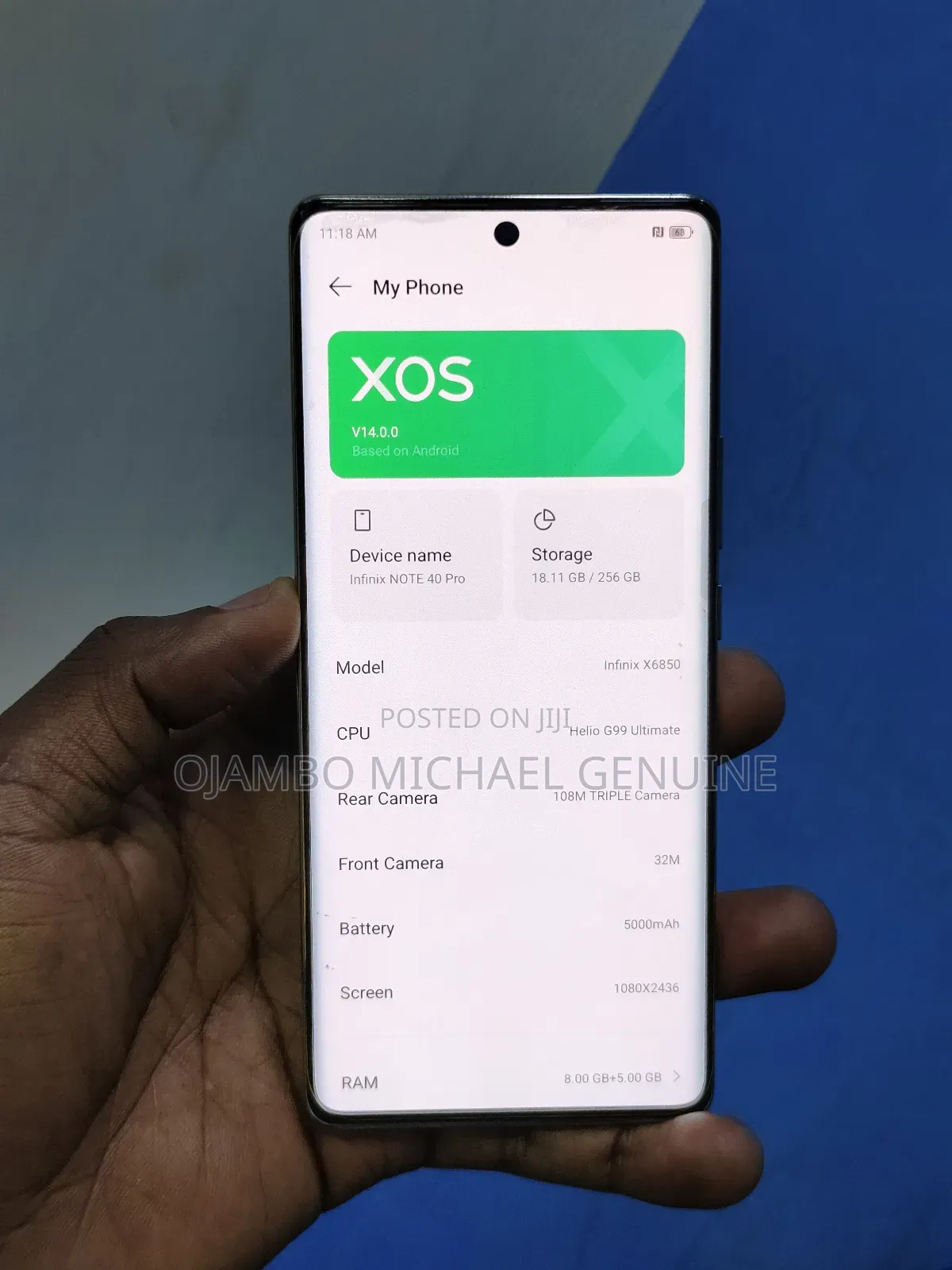 Infinix Note 40 Pro 256 GB Green