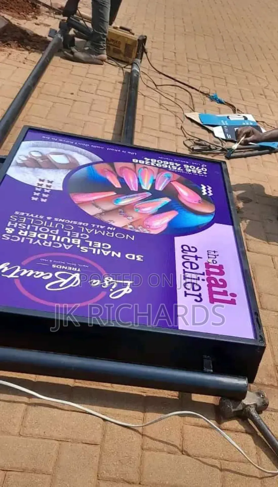 Light Boxes Stickers 3D Signs