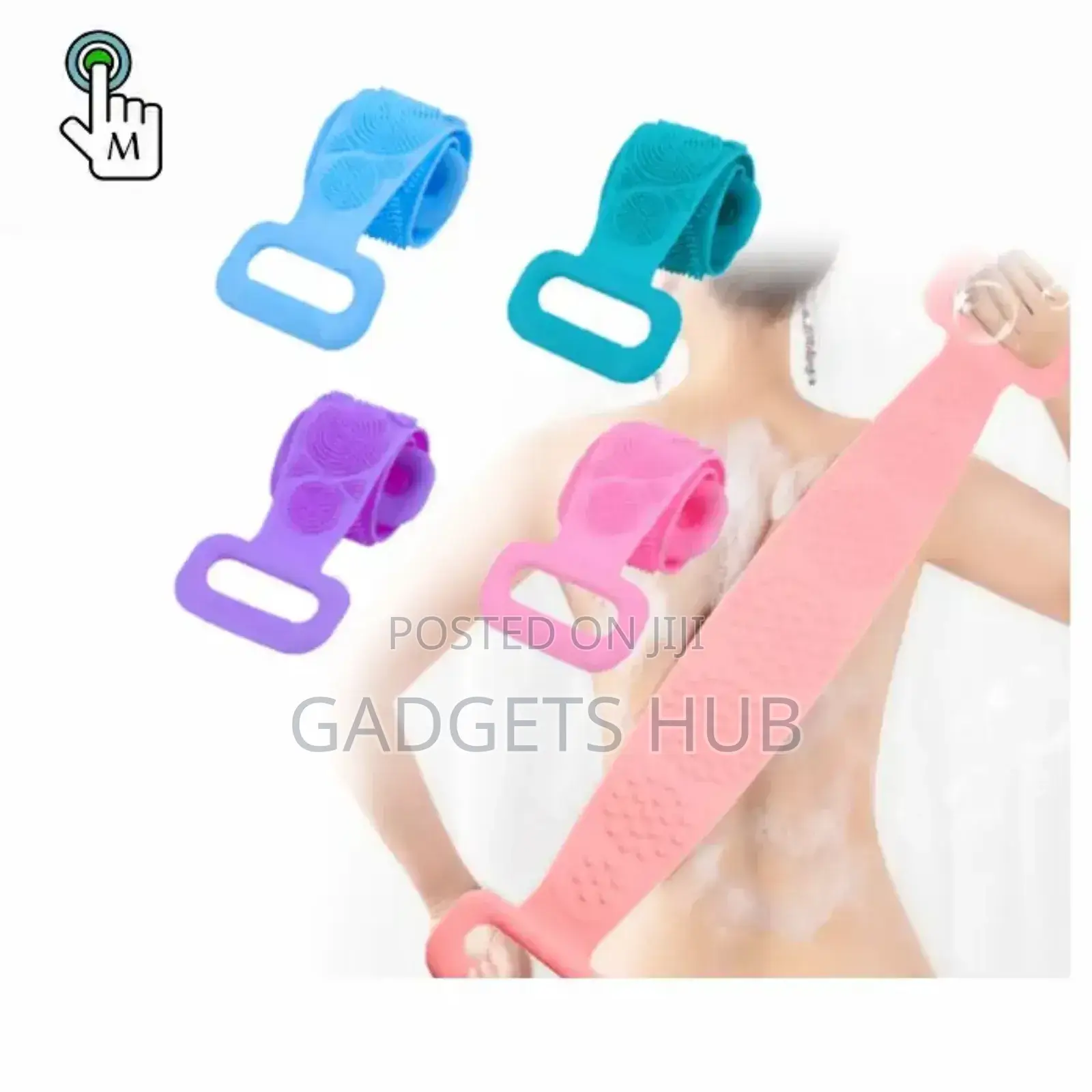 Silicone Bath Body Brush Soft Rub Back Scurbber
Exfoliating