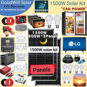 1500W Original Solar Energy Full System TECH.