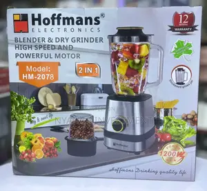 2 in 1 Hoffmans Blender Glass