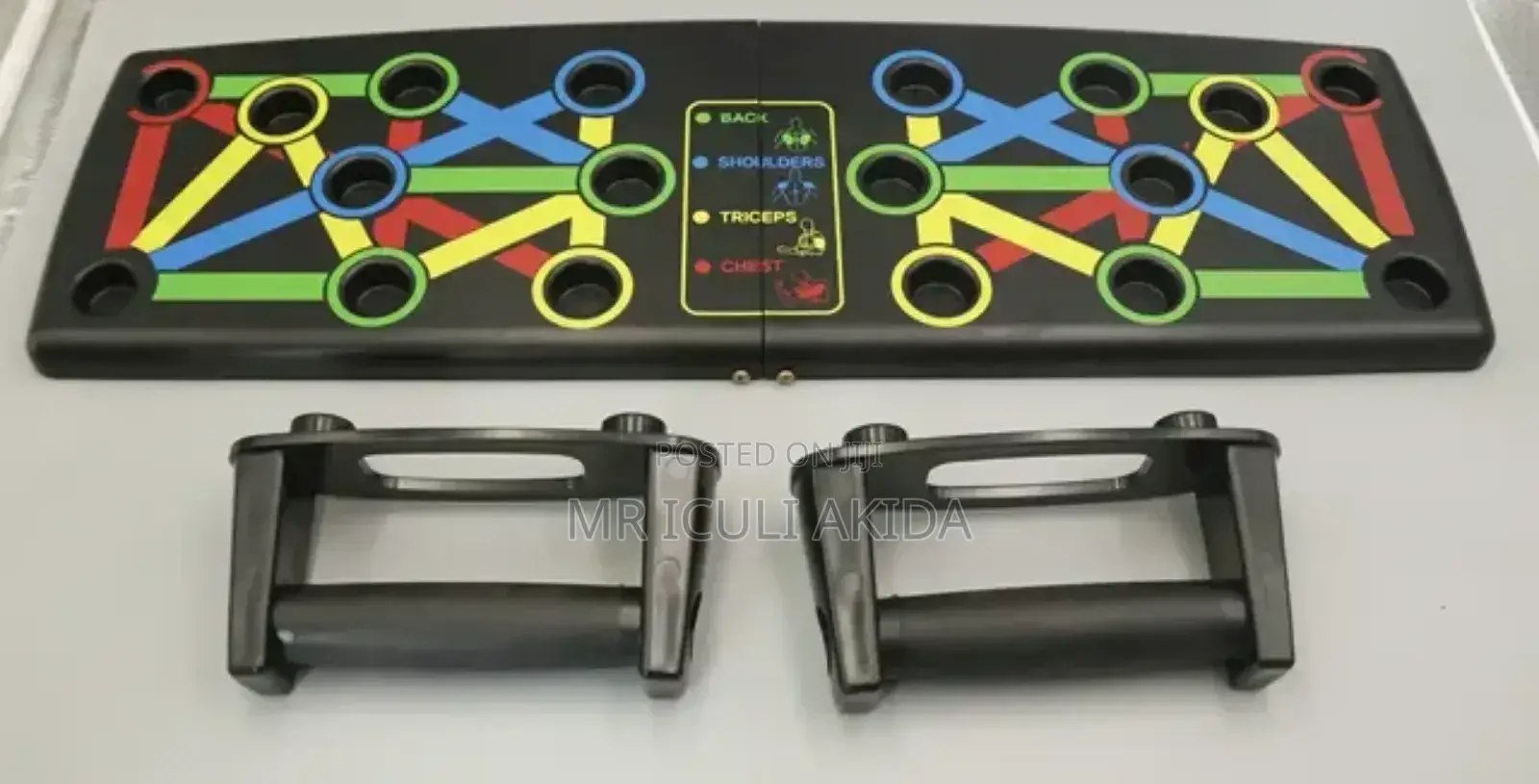 Ab Exercise Workout Foldable Home Gym Sit-Up Bar Board