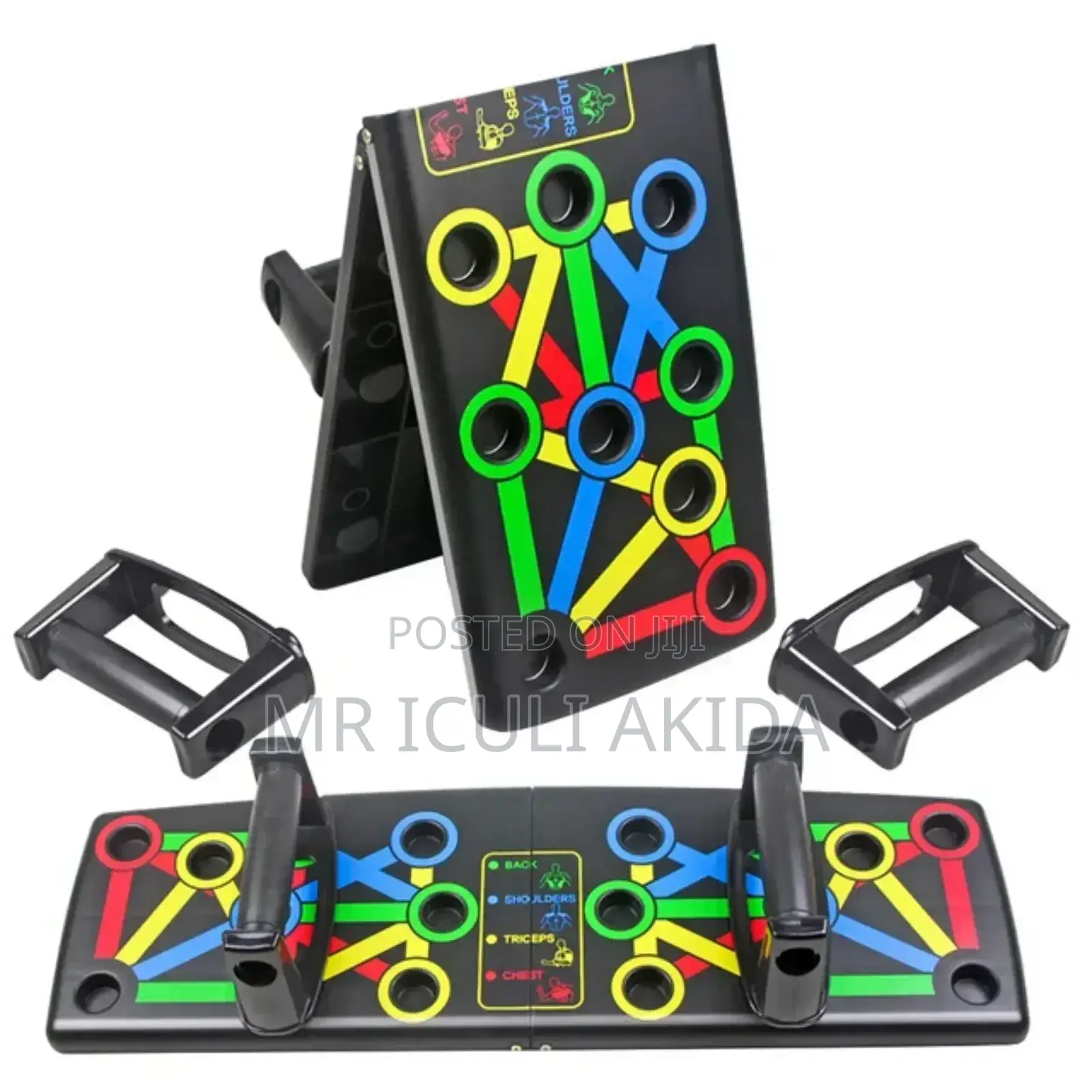 Ab Exercise Workout Foldable Home Gym Sit-Up Bar Board