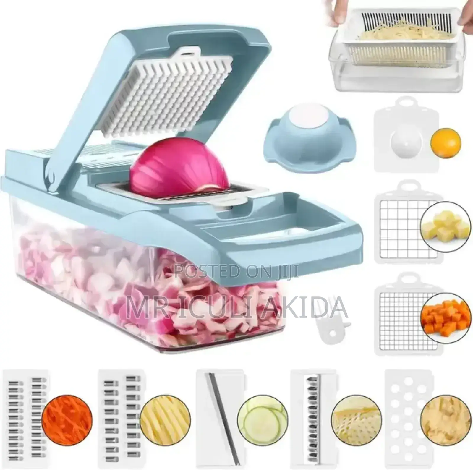 Mulfunctional Kitchen Grater,Vegetable Choper,Potato Cutter