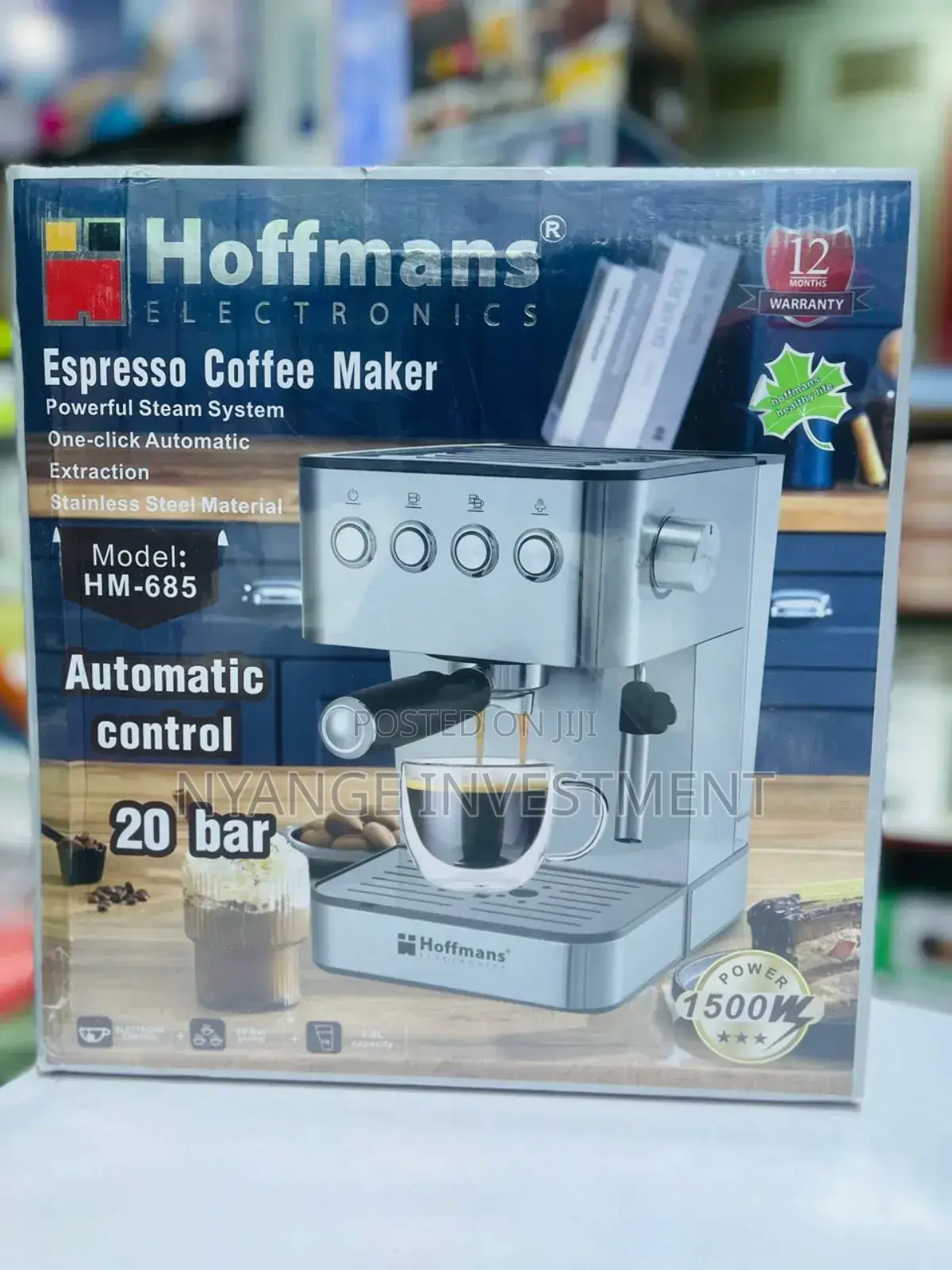20 Bars Hoffmans Coffee Maker. Coffee Maker Hoffman