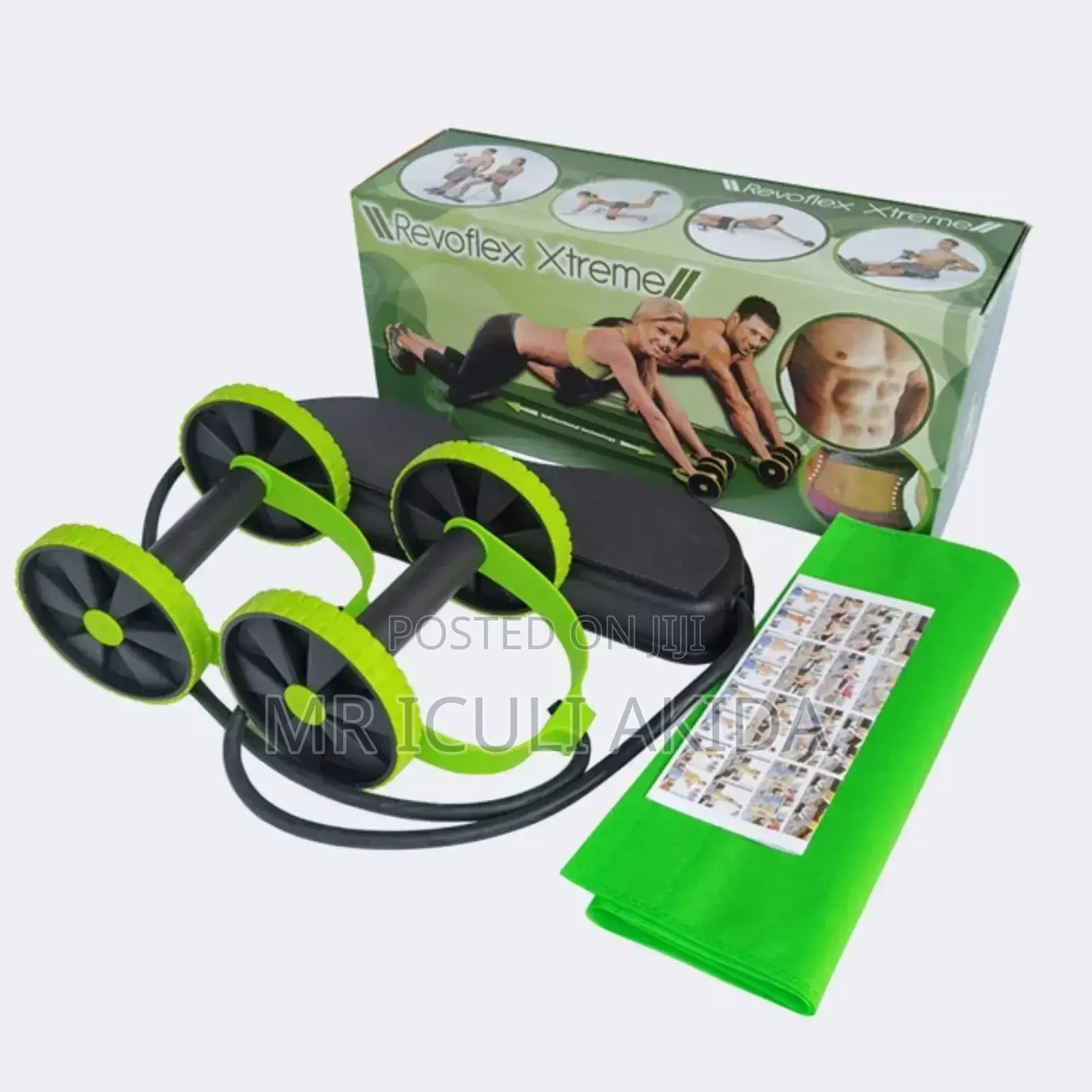 Revoflex Extreme Ab Exercise Tummy Trimmer Wheel Roller