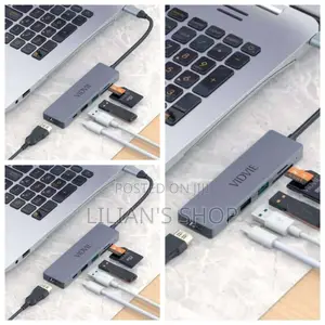 Type C 6 in 1 Docking Station