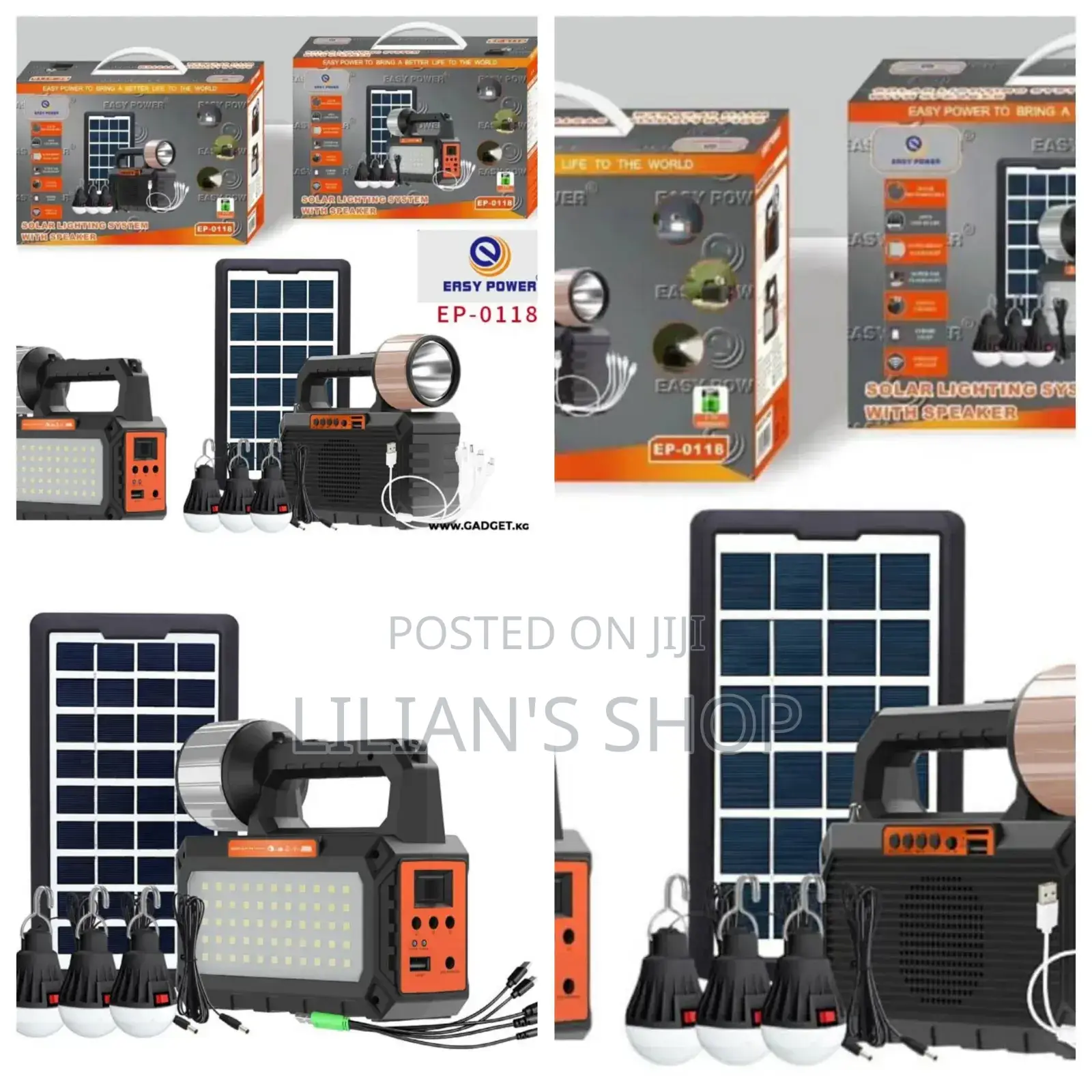 Multipurpose Solar Lighting System With Speaker