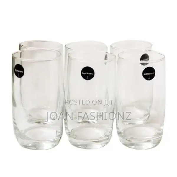 Luminarc 6 Pieces of Oval Glasses for Juice and Water Glass