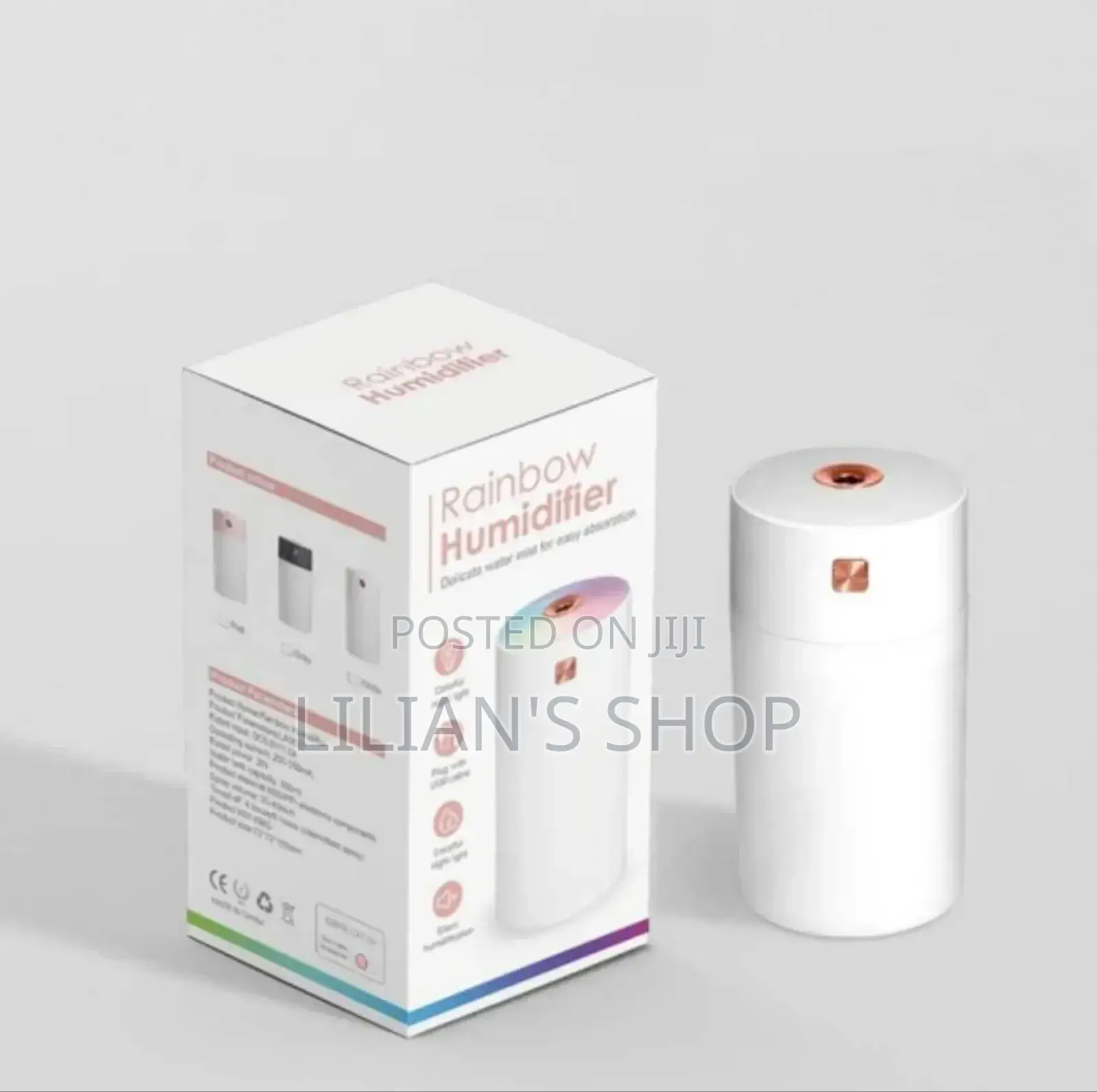 Small Ultrasonic Rainbow Humidifier