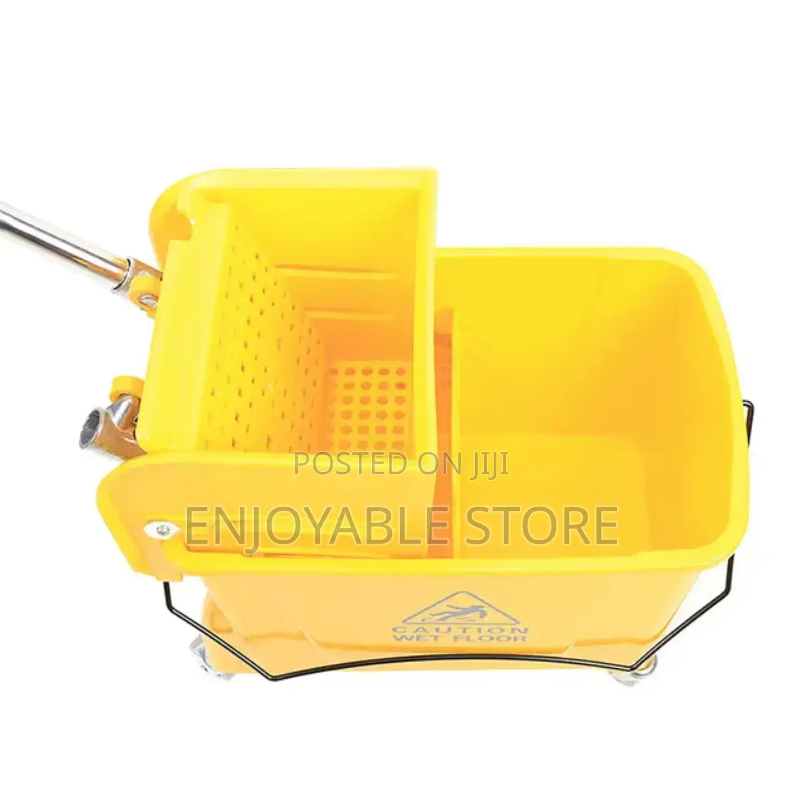 Cleaning Mop Yellow Bucket