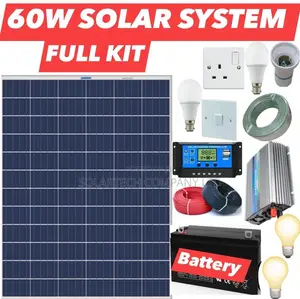 60W Solar Power System Full Kit/ Home Solar