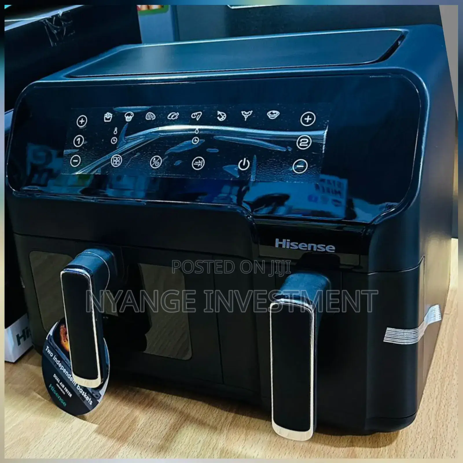 Hisense Double Chamber Air Fryer. Air Fryer