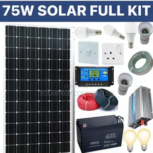 75W Solar Energy System/ TV and Lights