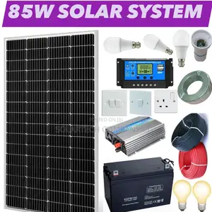 85W Solar Energy System Full Package/ Tv Lights