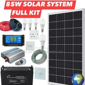 85W Solar Energy System Kit / High Capacity Battery.