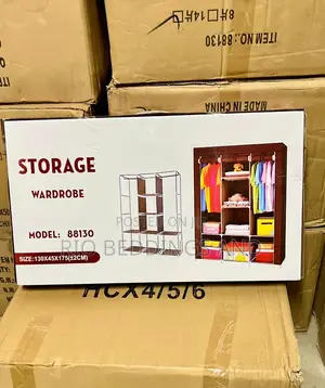 Metallic Wardrobe With 3 Columns
