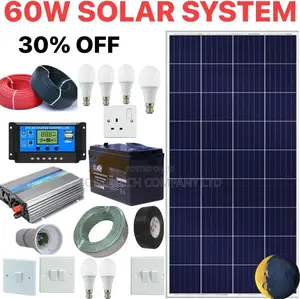 60W Solar Energy Full Kit/ Durable Products Only.