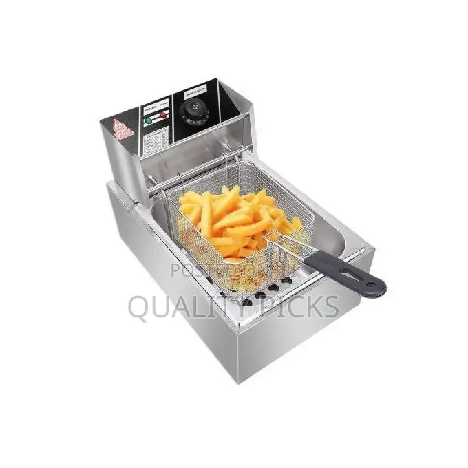 Pixel Electric Deep Fryer 6 Liters- Silver